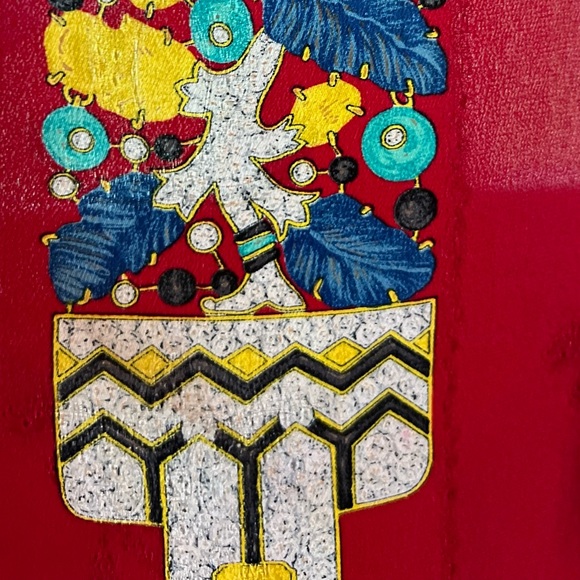 Cartier Scarf. 100% Silk. Jewel (gemstone) motif. Hand rolled. Made in Italy. - Picture 8 of 16